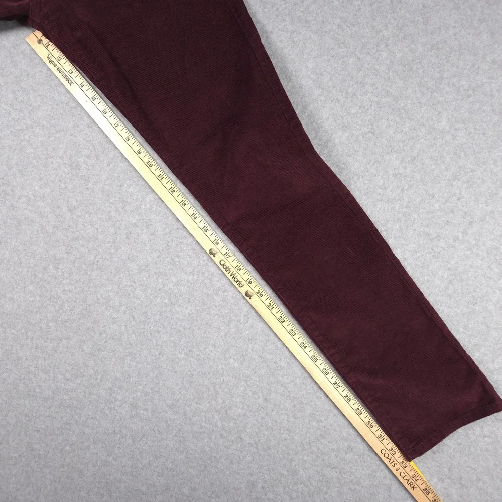 Banana Republic Womens Size 29 / 8 Burgundy Corduroy Pants Academia Preppy